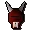 Red Halloween mask